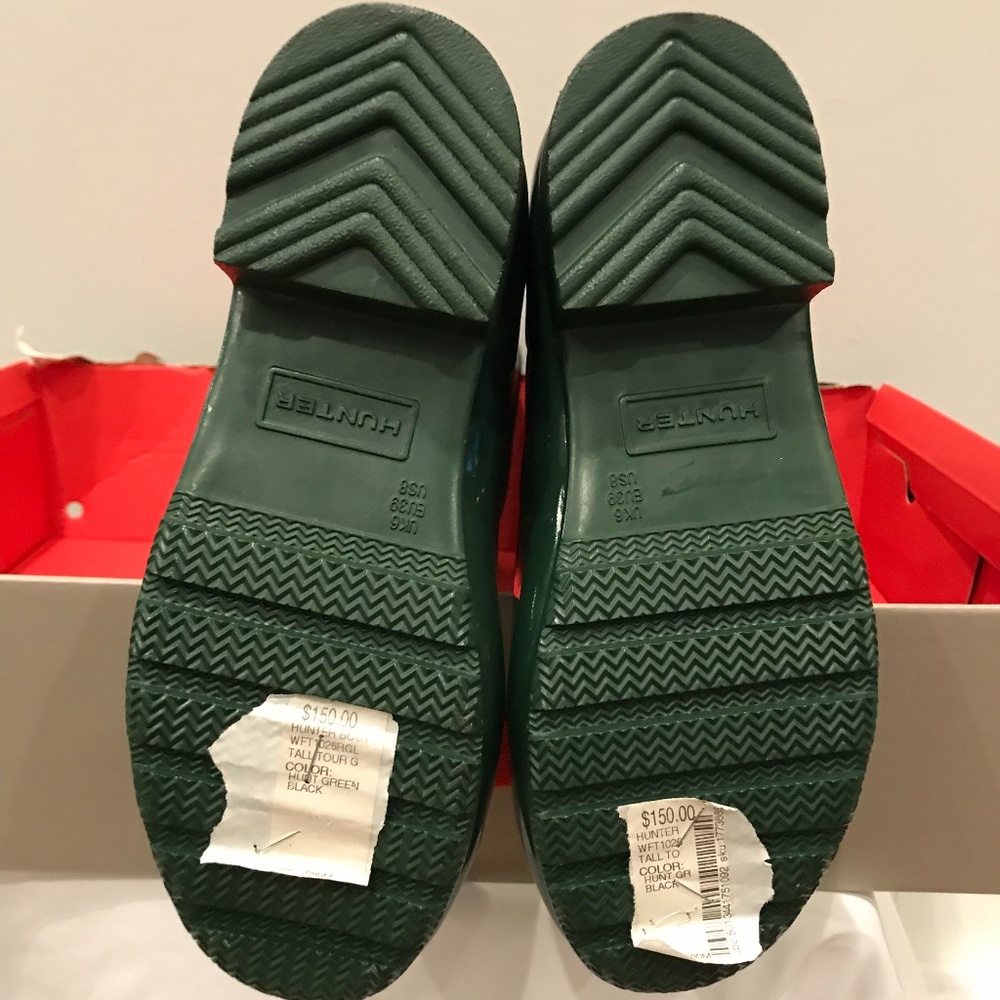 Hunter Gloss Rain Boots - Brand New - Picture 7 of 8